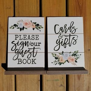 Wedding signs